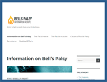 Tablet Screenshot of bellspalsy.ws